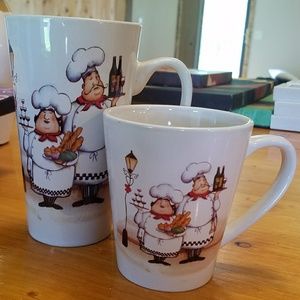 Chef coffee mug set